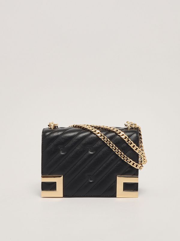Elisabetta Franchi GOLD ブラックレザージャケット Elisabetta Franchi - Belted leather jacket black - The Corner