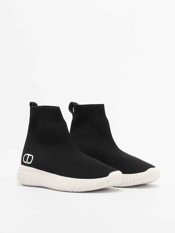 スニーカー TWINSET SS24 Stretch knit sneakers (241TCP212S18698 11401) TwinSet Stretch Knit Sneakers | italist