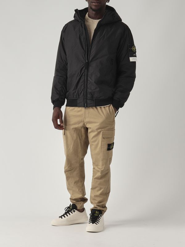 Stone Island men's jacket in recycled nylon reps. 811540823