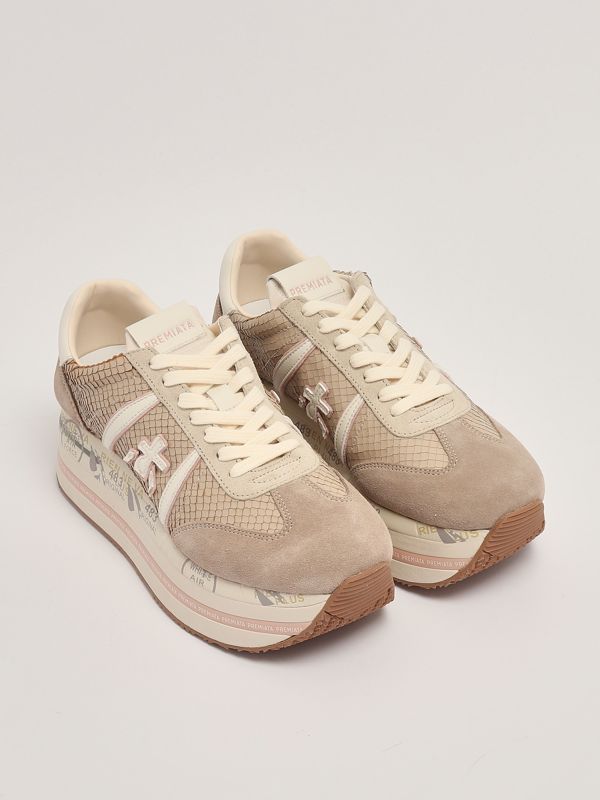 スニーカー PREMIATA Women Sneakers MASED7399 Beige premiata-sneakers-MASE-7399-
