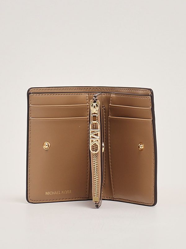 Portafoglio Zip Doppia Faccia Con Portachiavi In Pelle Di Agnello - Turchese