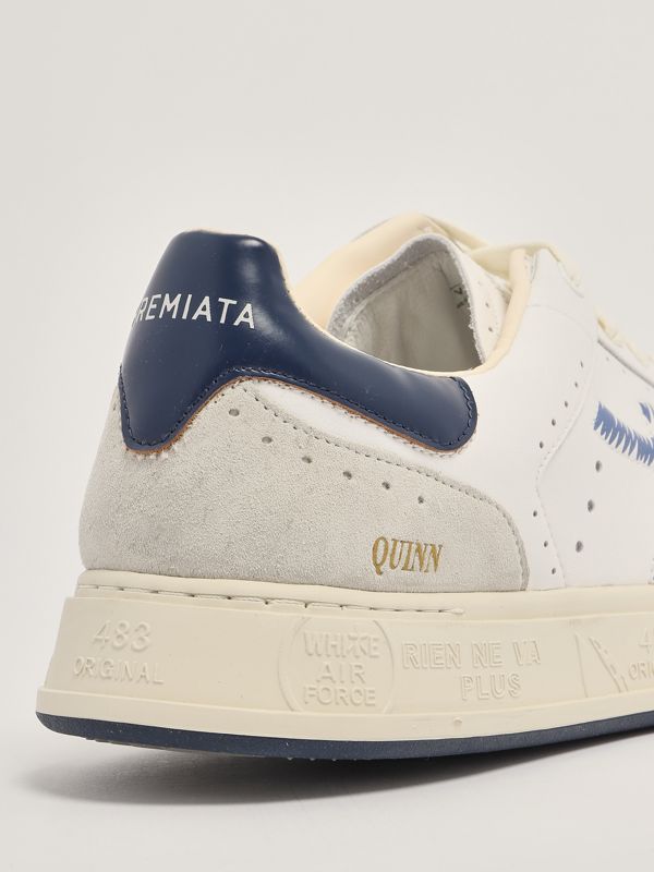 Premiata Quinn 6966 men's leather sneakers quinn6966 White