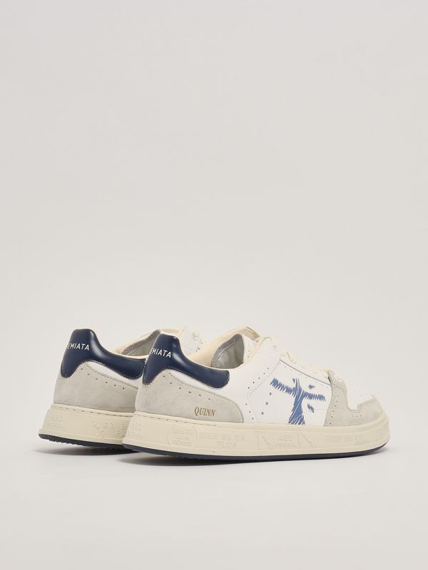Premiata Quinn 6966 men's leather sneakers quinn6966 White