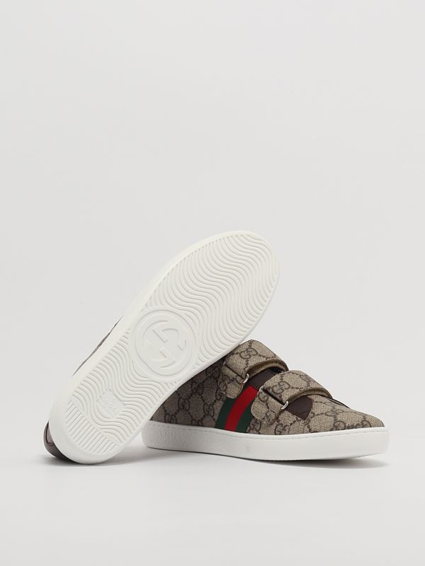 Gucci Ace baby sneakers with all over logo 463091facyf Beige