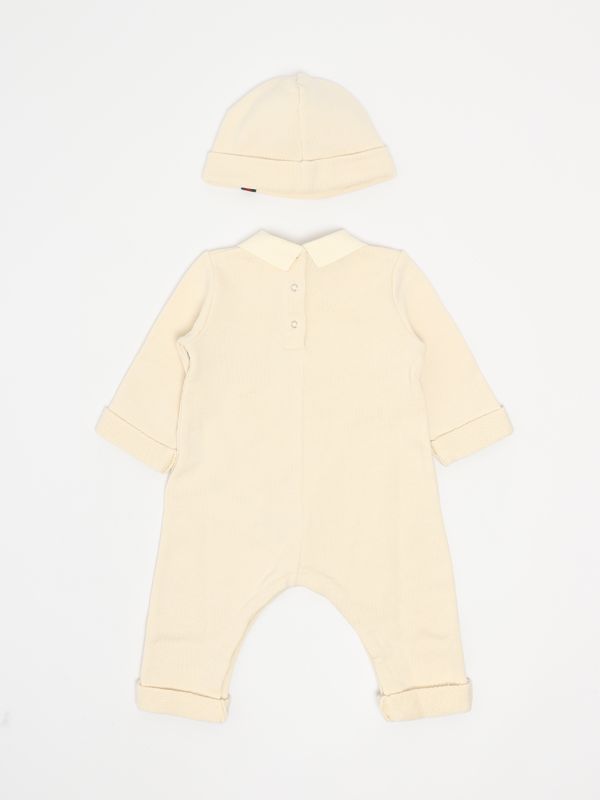 baby styling set❤︎❤︎ beige Gucci newborn cotton outfit with clamp 787374xjgpc Light