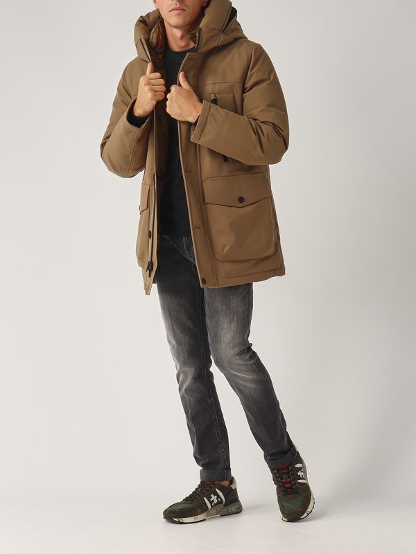 Woolrich Arctic technical fabric parka for men