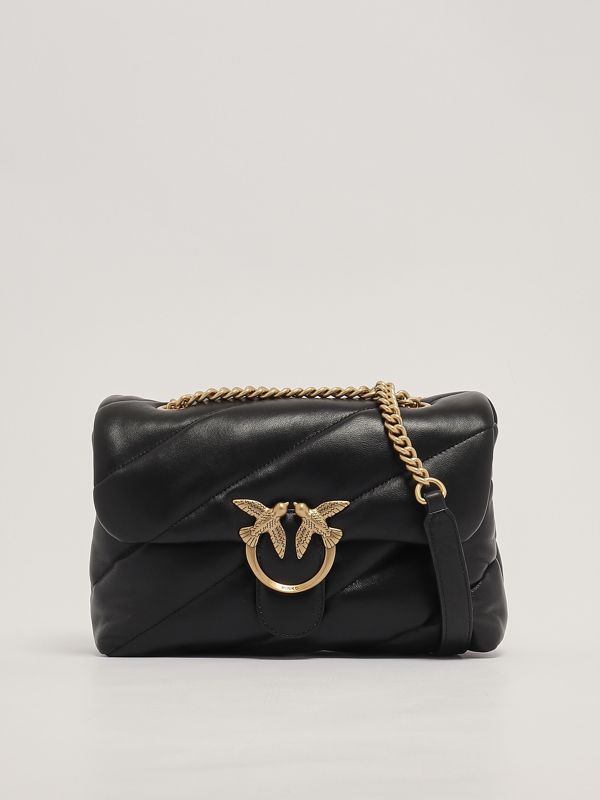 【PINKO】ストライプ ミディアム ショッパーバッグ donna-borse-borsa-donna-pinko-