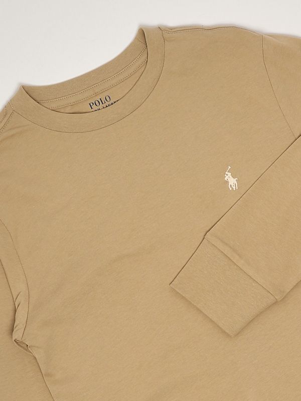 Polo Ralph Lauren cotton T-shirt with elastic cuffs for boys