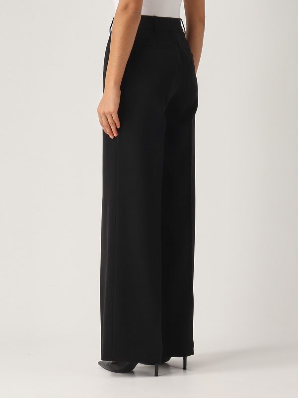 パンツ Michael Kors Woman Pants Black MH330K43GZ 001 Detachable Feather Trim Stretch Crepe Pants | Michael Kors [MY]