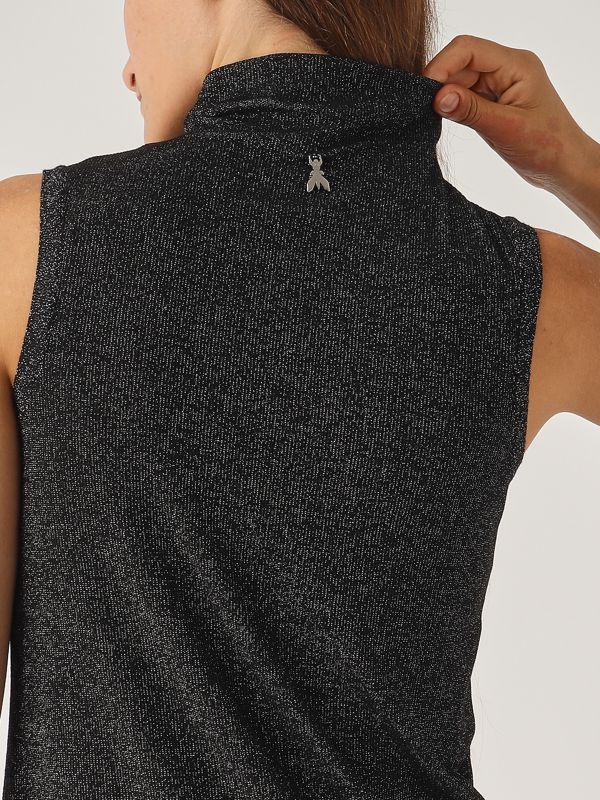 Patrizia Pepe Nero Poliammide Women Tank Top main image 1