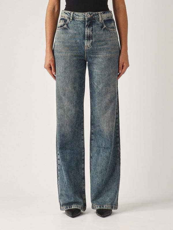 Patrizia Pepe women's jeans in vintage effect cotton