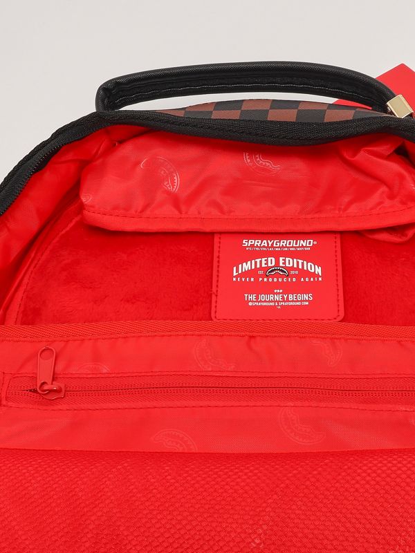 sale☆ドイツ発　CRIPT VEGGY BACKPACK 新品\"ブラウン\" Backpack Sprayground East Side in vegan leather
