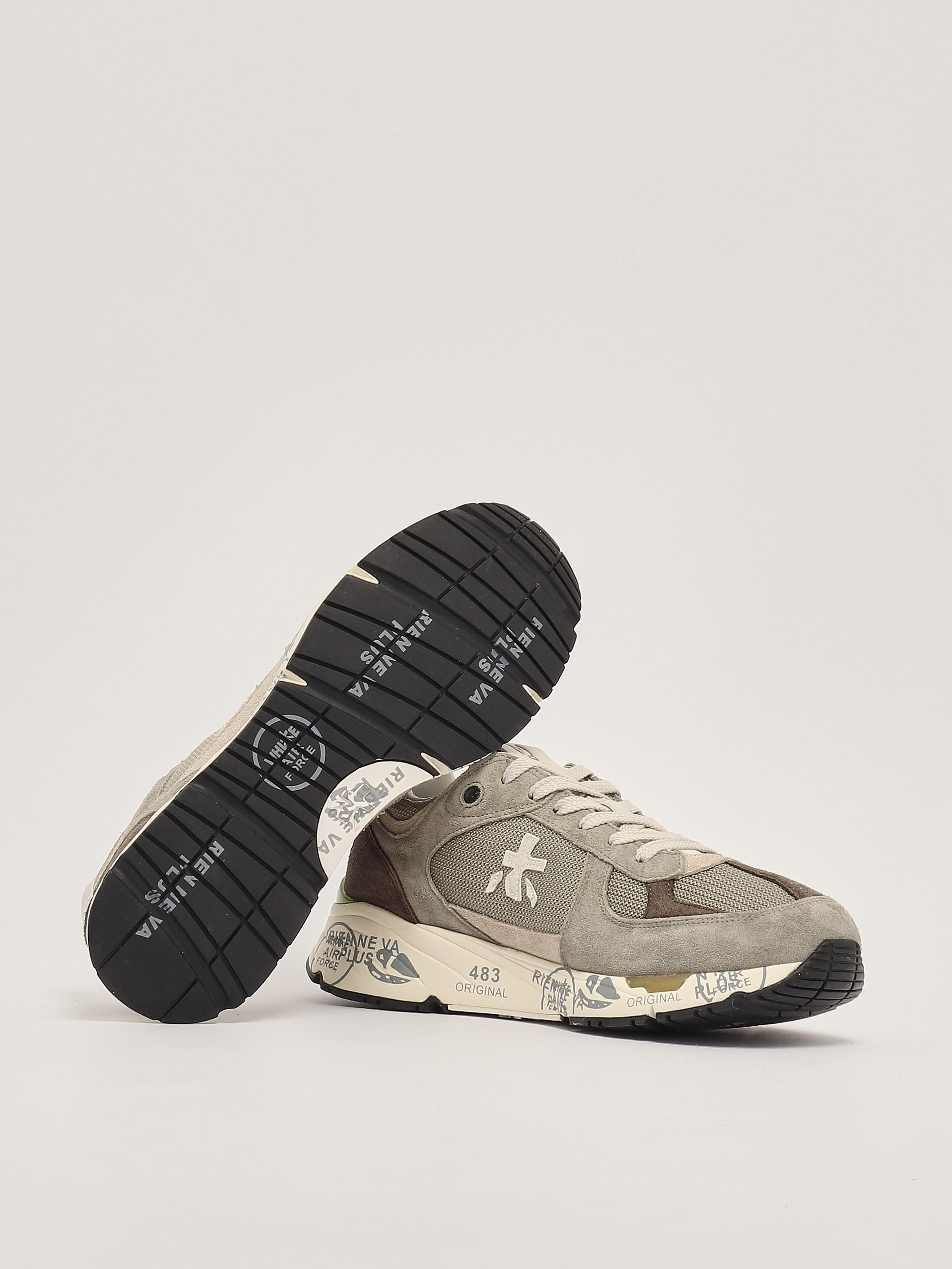 Naturino Sneaker Bambino In Pelle E Tessuto Tecnico, Chiusura A Doppio Strappo, Suola Gomma