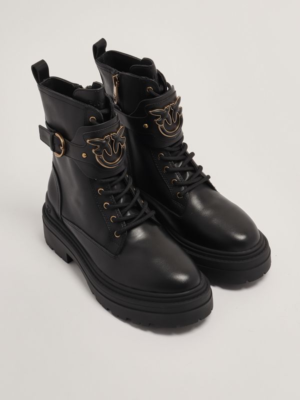 ミドルブーツ PINKO Women Boots SD0195P056Z99 Black Pinko Woman Ankle Cowboy Boots SD0195P056Z99 BLACK – Khloefemme