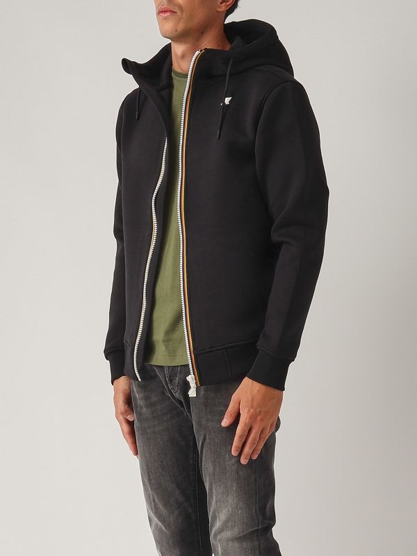 K-Way Rainer Spacer lightweight scuba jacket for men Black | Caposerio.com