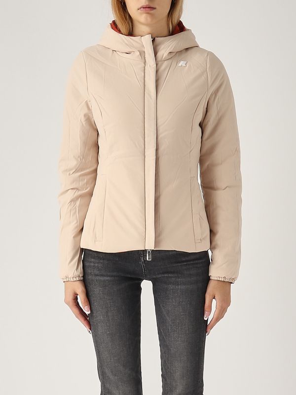 アウターその他 K-WAY LILY PLUS 2 DOUBLE (K111NLW ALF BLACK P BEIGE LT) K-WAY LILY PLUS 2 DOUBLE (K111NLW ALF BLACK P BEIGE LT) (K