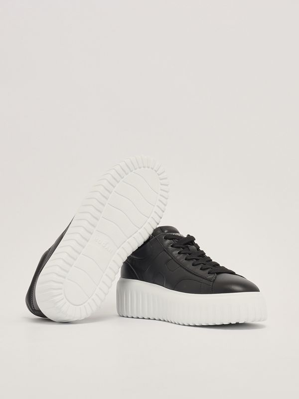 スニーカー HOGAN Woman Sneakers Black HXW6450FC60LE9 9999 Sneakers Hogan H-Stripes BLACK for Woman