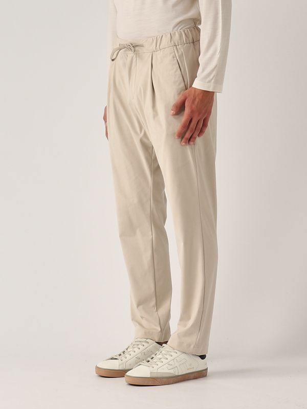 Herno technical stretch fabric trousers for men