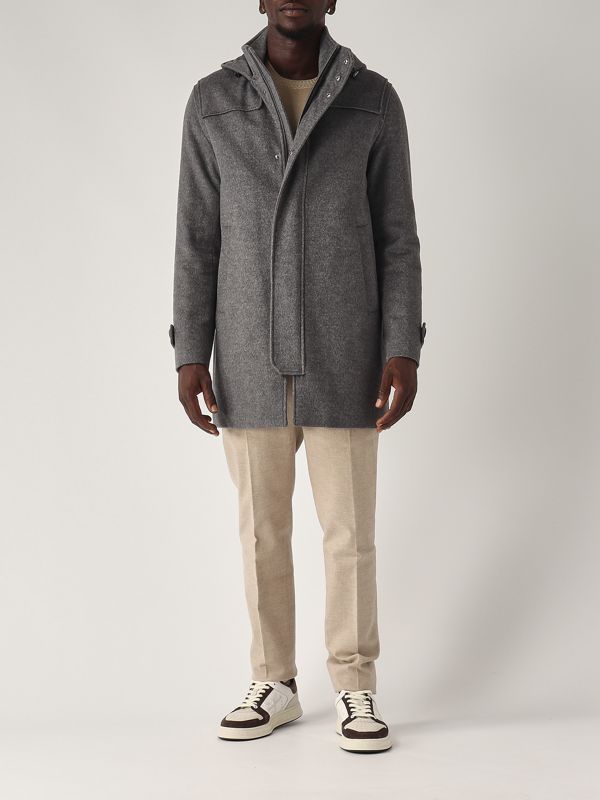 【関税&送料込み】Herno Wool Jacket Herno wool and cashmere parka for men pa000148u33318