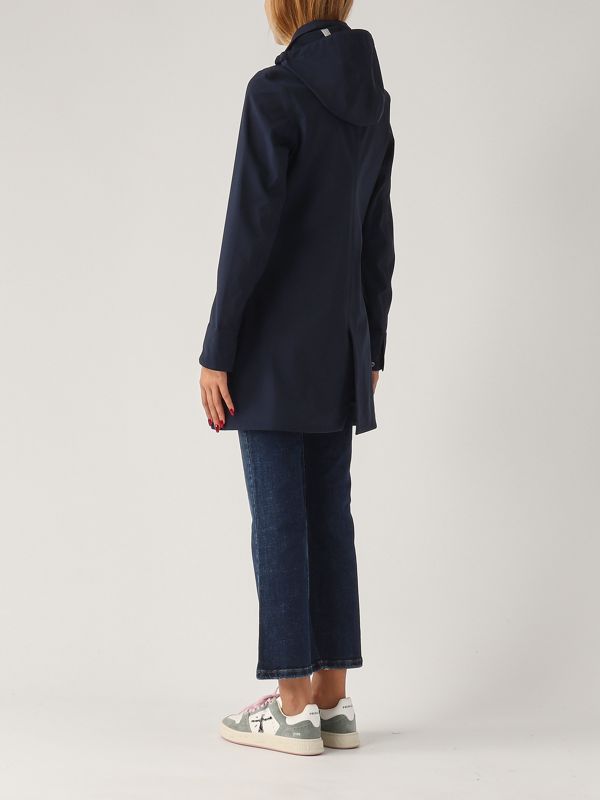トレンチコート K-WAY MATHY BONDED JERSEY V (48947) Jackets Woman MATHY BONDED JERSEY Mid BLACK PURE
