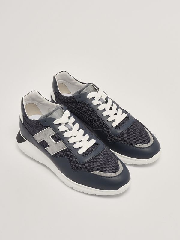 スニーカー HOGAN Men Sneakers HXM3710EG30QEW543J BLUE Hogan Outlet: Sneakers men - Blue | Hogan sneakers