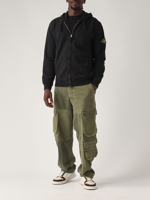 スウェット・トレーナー *STONE * Light Organic Cotton Man to Man Black 5100062 uomo-abbigliamento-felpe-felpa