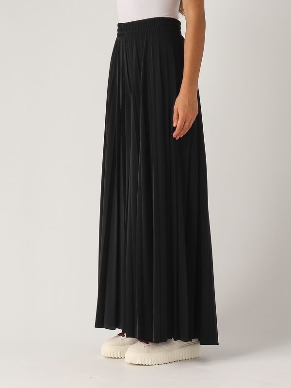 ★Max Mara★ AVORIAZ Pants Black 21136011600004 Elegant Women's Palazzo, Skinny, Wide and Cargo Trousers
