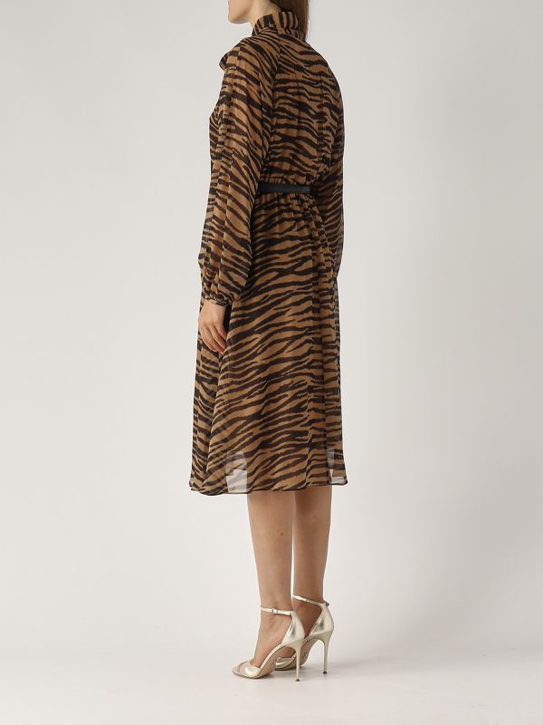 MAXMARA STUDIO ゾライデ pure シルク ジョーゼット print dress MAXMARA STUDIO ゾライデ pure シルク ジョーゼット print dress