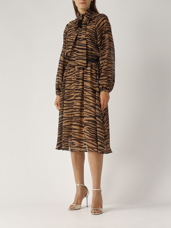 ワンピース Max Mara Abito Midi In Seta Max Mara - Abito midi Verusca in seta con stampa floreale