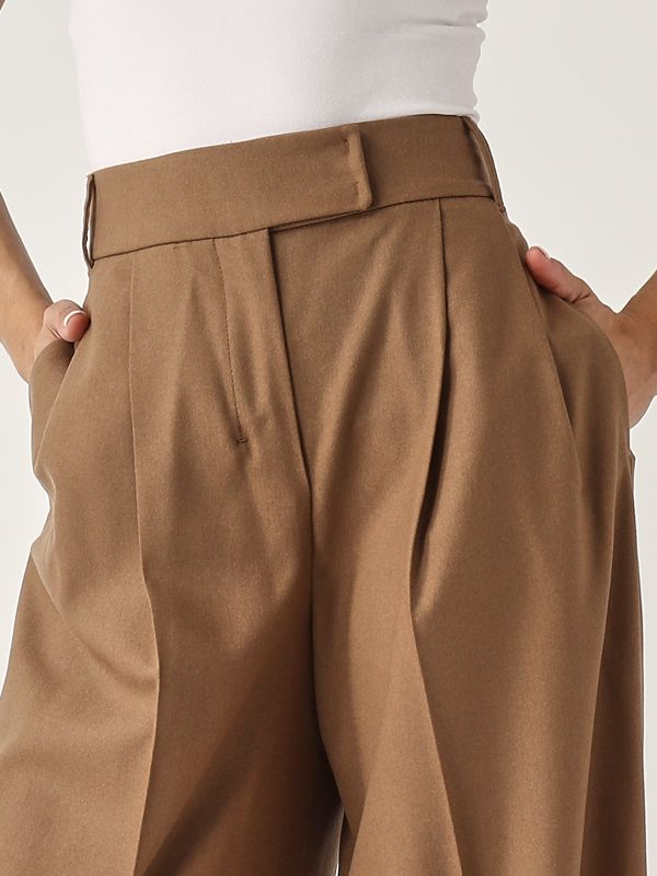 パンツ MAX MARA 24FW Ecru Carmen Wool Straight Pants CARMEN 022 donna-abbigliamento-pantaloni-