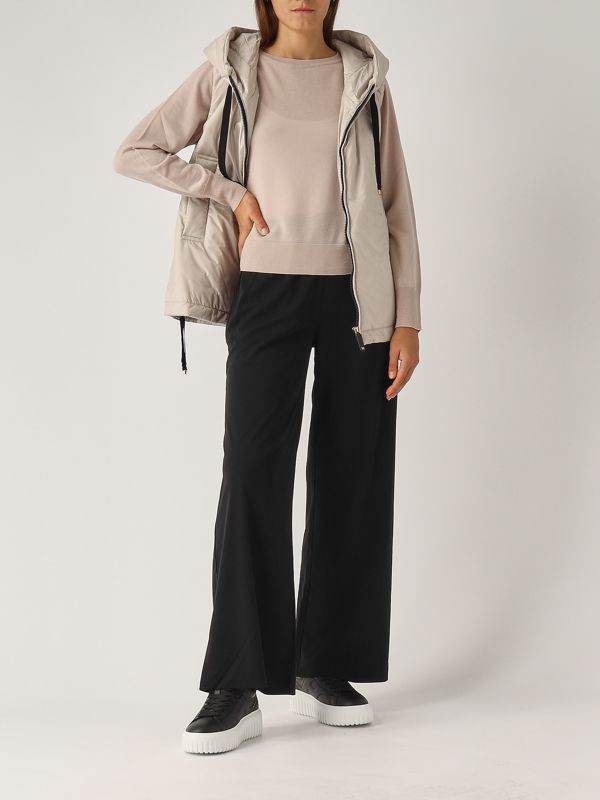 Max Mara The Cube Greengo ドローストリング ジレ Max Mara The Cube Greengo nylon sleeveless jacket for women