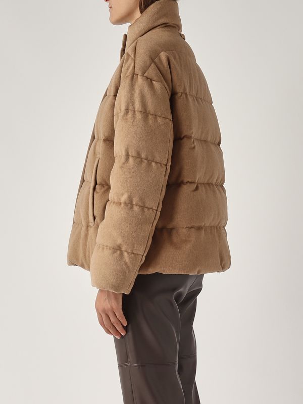 ジャケット MAX MARA THE CUBE Woman Jacket Camel 2519021054600 004 The Cube: Puffers, Parkas & Gilets: Design with Innovation