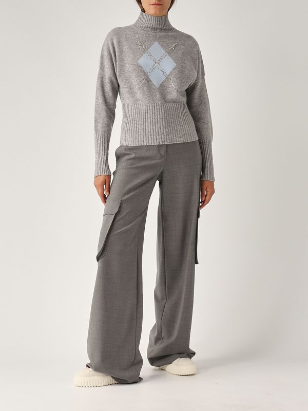 Max Mara Studio Nuccia women's turtleneck in wool and