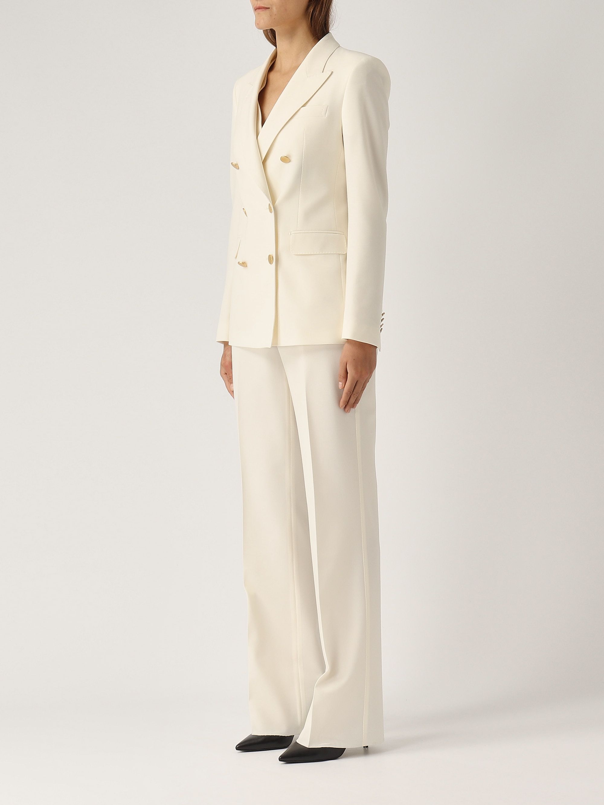 アウターその他 TAGLIATORE Woman Suit Beige PARIGI10BAD940029 X1133 Tagliatore women's wool blend suit parigi10bad White