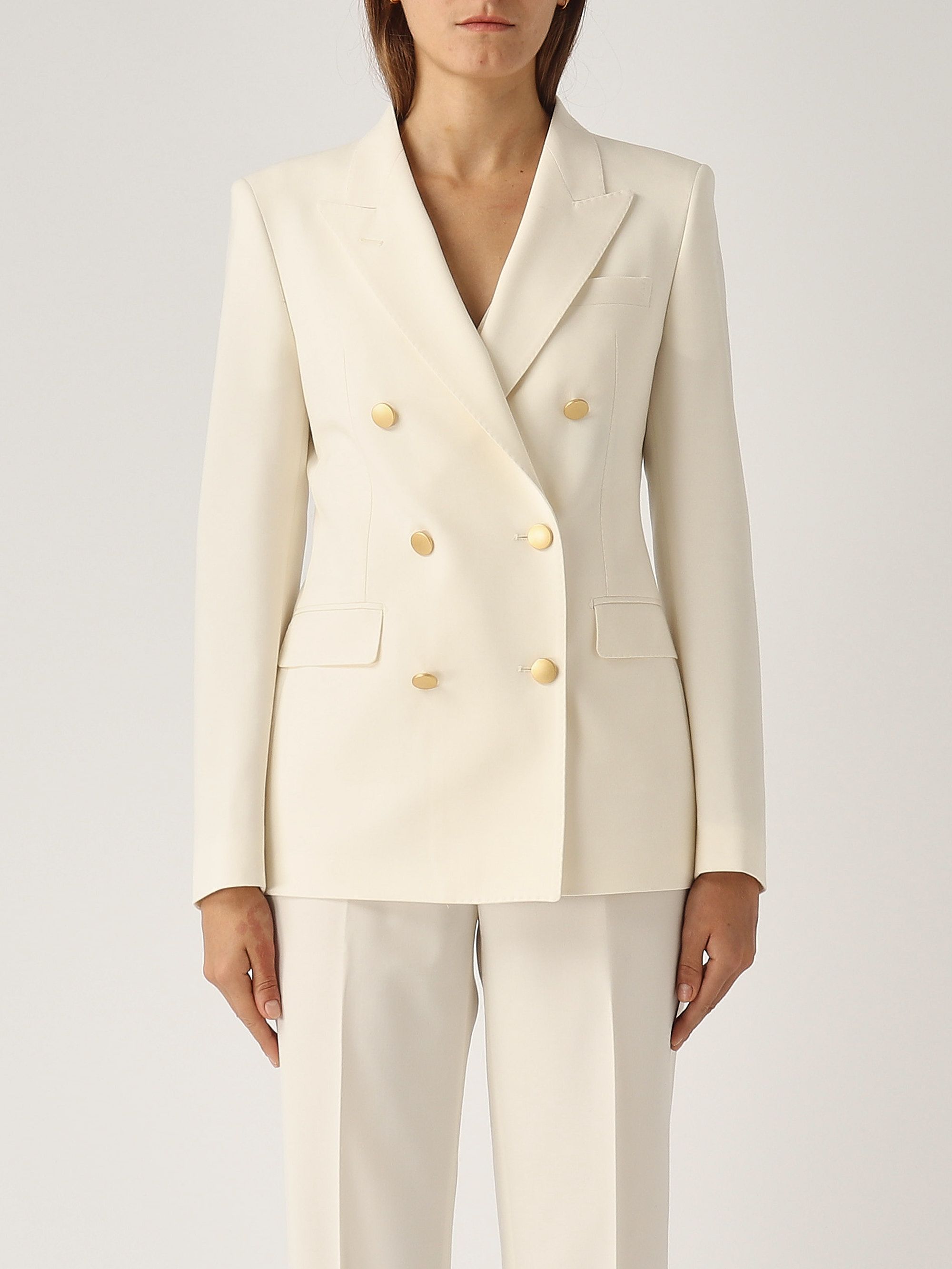 ジャケット TAGLIATORE Women Outer J PARIGI10B 340159 096 822 Black Tagliatore Leather Blazer | Black | FARFETCH
