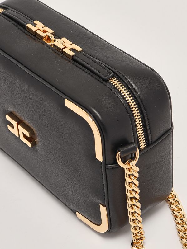 Elisabetta Franchi imitation leather bag with embossed logo