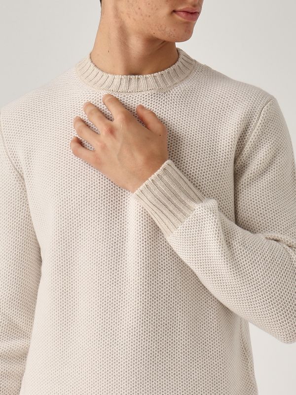 ニット・セーター GRAN SASSO Men Sweater 43112 23503030 Beige 45188262901_440_gs261_000_1.jpg