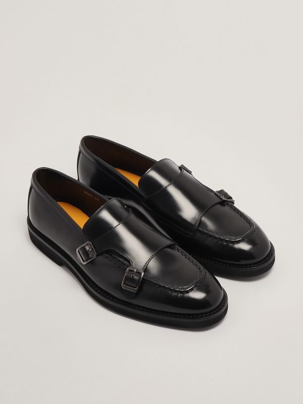 Doucal's Men's Leather Loafers Black