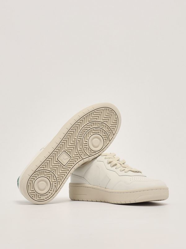 スニーカー VEJA VD2003706U Sneakers v 90 in leather color white/green Veja Sneakers V 90 in white/green leather - White | VD2003706U