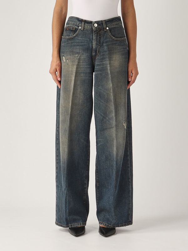 cornier コルニエ cotton vintage jeans レディース SILK/COTTON VINTAGE JEANS｜BLUE – Cornier