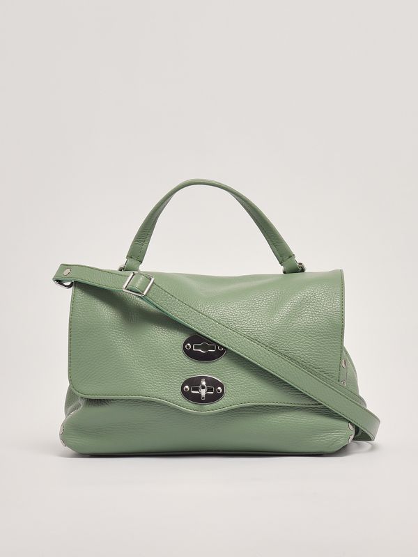 Zanellato Postina Daily S leather bag for women - Green Pepper