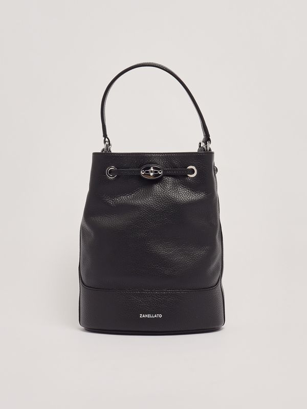 1. Mondà women's leather bag Black Zanellato 0689800040000 s