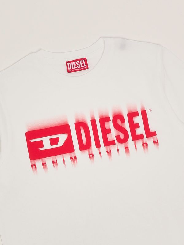3. T-shirt bambino Tdiegorl6 in cotone Bianco Diesel j0203300yi9