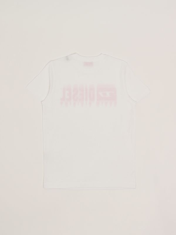 2. T-shirt bambino Tdiegorl6 in cotone Bianco Diesel j0203300yi9