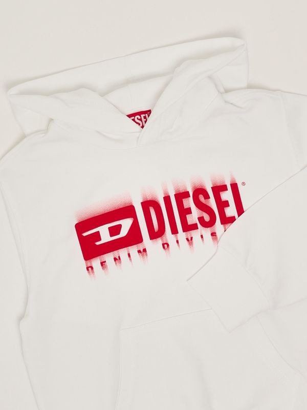 3. Baumwollsweatshirt für Jungen Weiß Diesel j02042kyavf