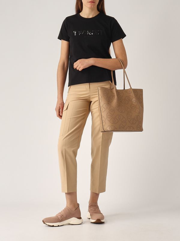 5. Pantalone donna in misto cotone Corda Twinset 251tp2212