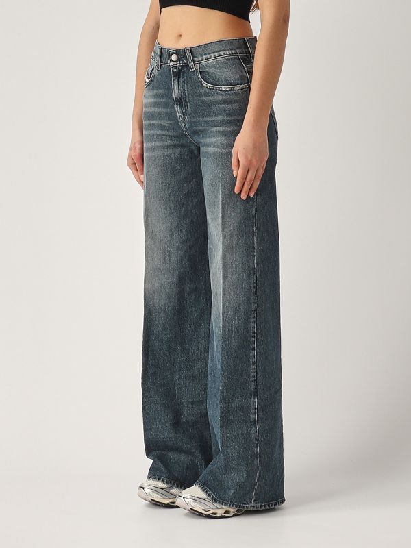 2. Jean D-Akemi en coton mélangé pour femme Denim vintage Diesel a03624007y7