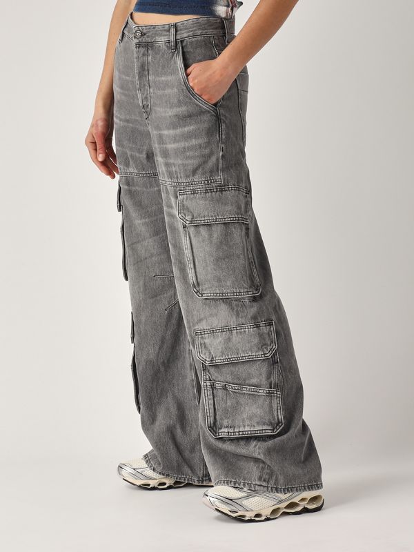 4. Jeans donna 1996 D-Sire in cotone Grigio Chiaro Diesel a133170dcbe