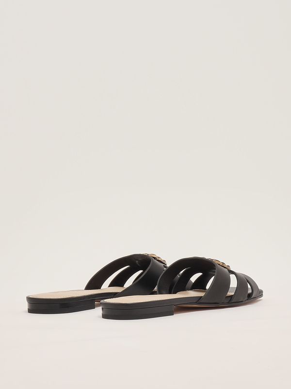 3. Marli 09 women's leather sandal Black Pinko sd0313p003