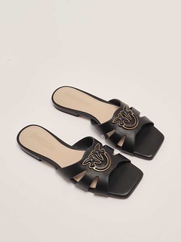 2. Marli 09 women's leather sandal Black Pinko sd0313p003
